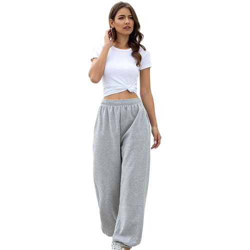 Generic Women Casual Yoga Pants Sweatpants Oversized Joggers Thick Gray S @  Best Price Online