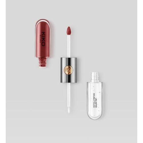 Kiko Unlimited Double Touch Liquid Scarlet Red 105 - Long-Lasting Lipstick