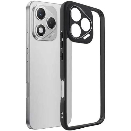 product_image_name-Generic- جراب حماية خلفي صلب مقاوم للصدمات مصنوع من البولي كربونات مع إطار من البولي يوريثين الحراري الناعم مضاد للاصفرار متوافق مع موبايل هونر 400 لايت (شفاف) -2