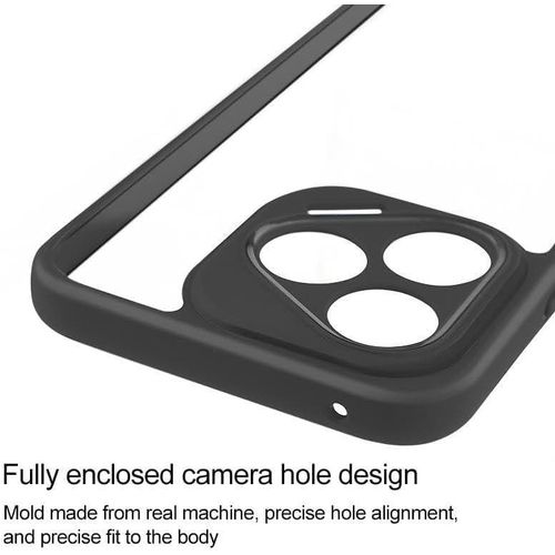 product_image_name-Generic- جراب حماية خلفي صلب مقاوم للصدمات مصنوع من البولي كربونات مع إطار من البولي يوريثين الحراري الناعم مضاد للاصفرار متوافق مع موبايل هونر 400 لايت (شفاف) -3