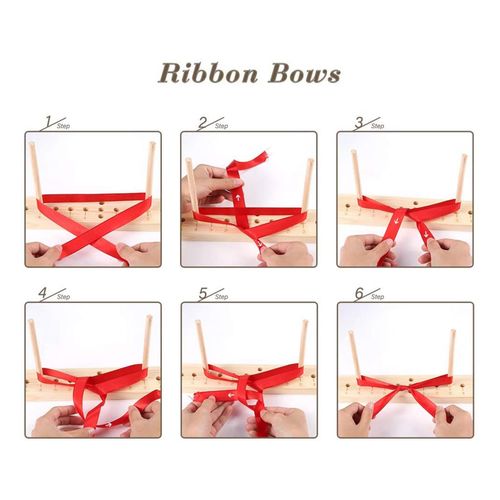 Generic Bow Maker For Ribbon, Wooden Ribbon Bow Maker For Making Gift Bows,  @ Best Price Online