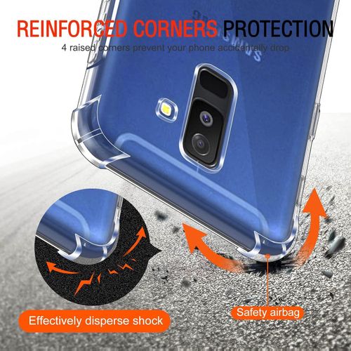 product_image_name-Generic-غطاء شفاف مقاوم للصدمات متوافق مع سامسونج جالاكسي A6 بلس - J8 2018-3