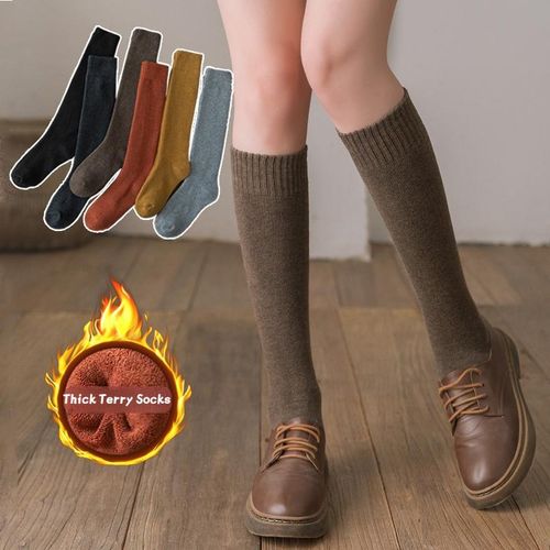 Womens Extra Long Knee High Thermal Socks