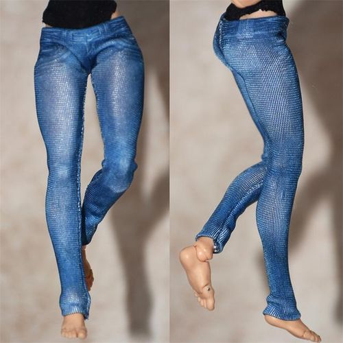 Generic 1 12 Scale Female Wrap Mini Skirt Denim Style Yoga High Elestic Skinny Pants for 6in Romankey tbl Action Figure Model Best Price Online Jumia Egypt