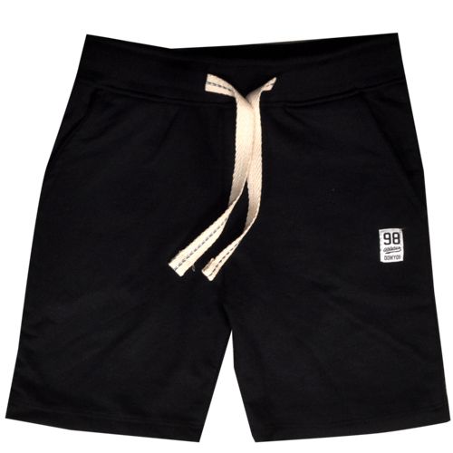 اشتري Izor Elastic Waist Slip On Kids Short - Black في مصر