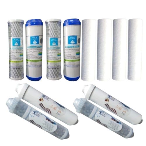 product_image_name-Aqua-Water filter cartridges, 12 pieces, enough for a full year. The offer includes two sets of 5-stage filters with two additional first stages.-1