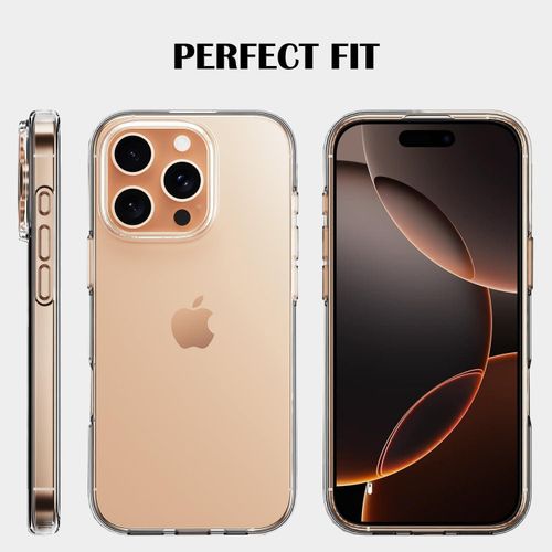 product_image_name-Generic-جراب حماية من دي ال 3 موبيلاك متوافق مع ايفون 16 برو، جراب شفاف من جل البولي يوريثين الحراري الناعم والسيليكون المرن ومضاد للخدش - شفاف-3