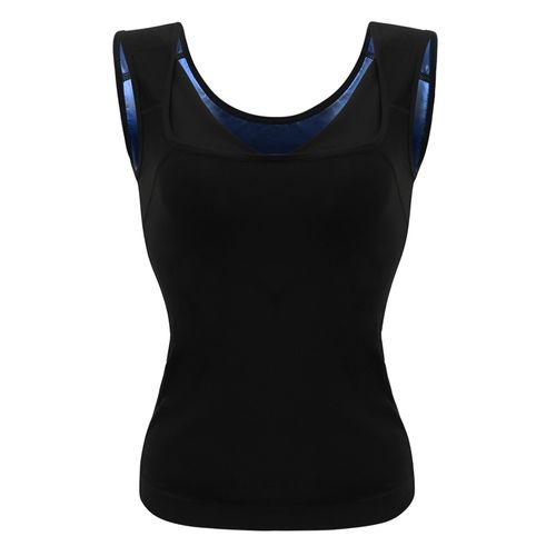 Cheap Women Silver Coating Thermo Shirt Sweat Sauna Tank Tops Body