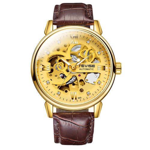 Tevise skeleton watch store