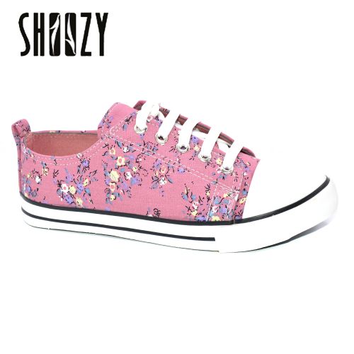 اشتري Shoozy Lace Up Sneakers - Pink في مصر