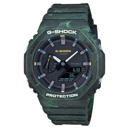 Casio GA 2100FR 3A 48 Mm Green Resin Men s Wristwatch Best Price