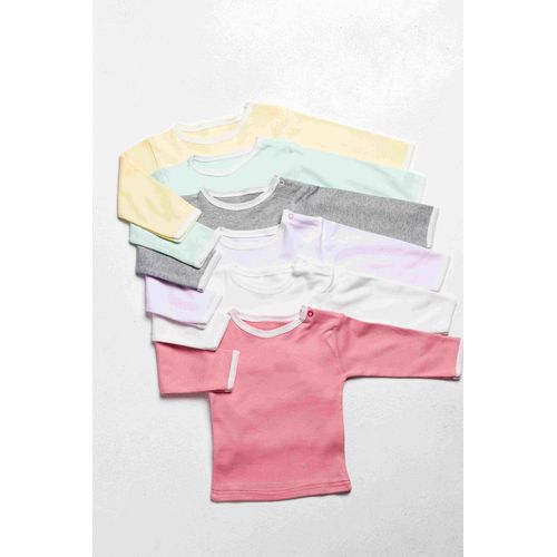 Buy T-shirt Long Sleeve Baby  6 Units (  Colours  And  Shap   May Vary  ) in Egypt