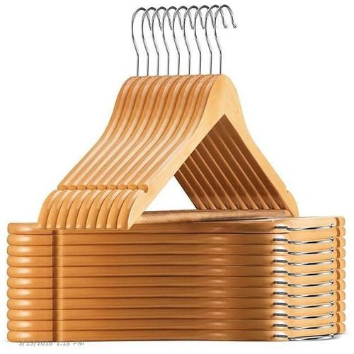 Buy High-Grade Wooden Suit Hangers Set in Egypt