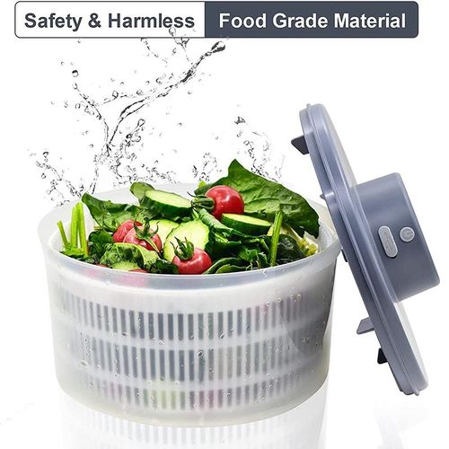 Generic Electric Salad Spinner-Lettuce Vegetable Dryer, USB Rechargeable,  Quick Drying Lettuce Fruit Spinner Material Bowl @ Best Price Online