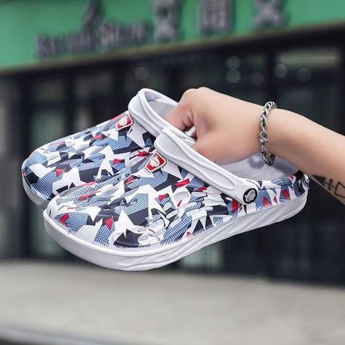 Buy Fashion Men And Women Summer Crocs Beach Shoes Sandal Non-slip Shoes in Egypt