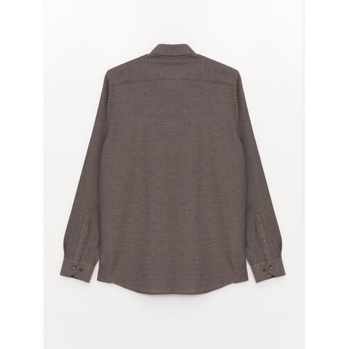 product_image_name-LC Waikiki-قميص رجالي بقصة ضيقة وأكمام طويلة من الغبردين-7