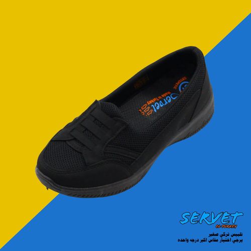 اشتري Servet Sneakers Comfort Sport Shoes For Women - Black - Servet El Turkey في مصر