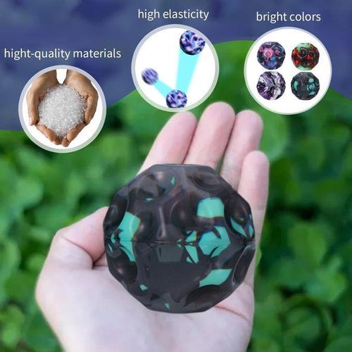 product_image_name-Generic-4pcs Moon Ball Space High Jumping Pop Bouncing Ball For Kids Sensory Crazy-3