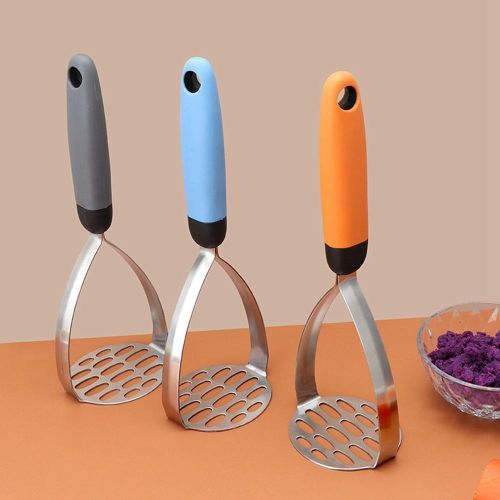 Potato Masher With Anti Slip Handle, Stainless Steel Masher Masher