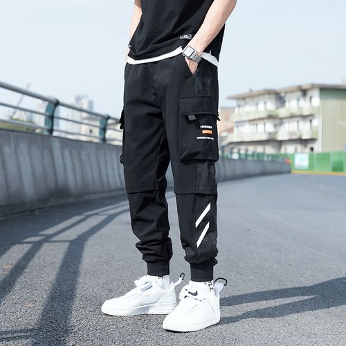 Fashion Hip Hop Streetwear Harem Pants Men Sweatpants Loose Baggy