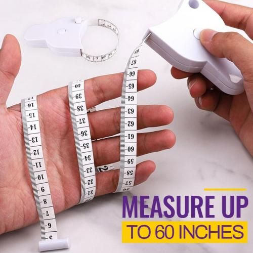 Multifunctional Tape Measure Body Measuring Tape Automatic Telescopic Tape  Sewing Tailor Measurement Tool Automatic Circle Ruler