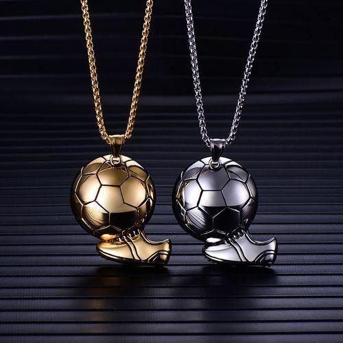 Fashion Steel ColorFashion Soccer Shoe Sneaker Pendant Necklace Football Stainless Steel Ball Chain Necklaces For Men Hip Hop Sports Charm Jewelry SCH Best Price Online Jumia Egypt