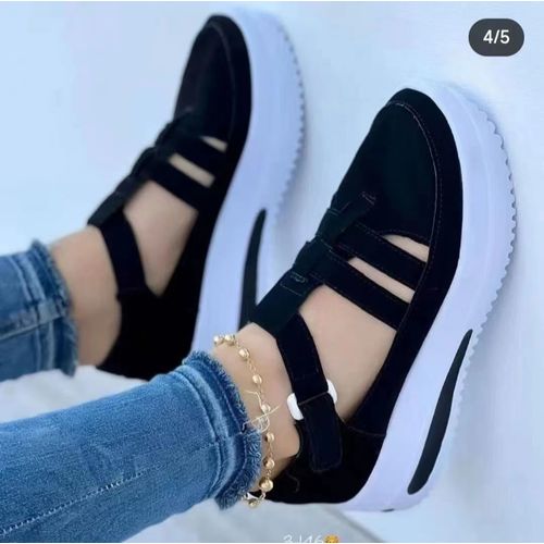 Sport Fashion (Blue)2023 New Women Sneakers Fashion Platform Lace Up Casual  Sports Shoes Comfortable Running Ladies Vulcanized Shoes Female Footwear  ACU @ Best Price Online