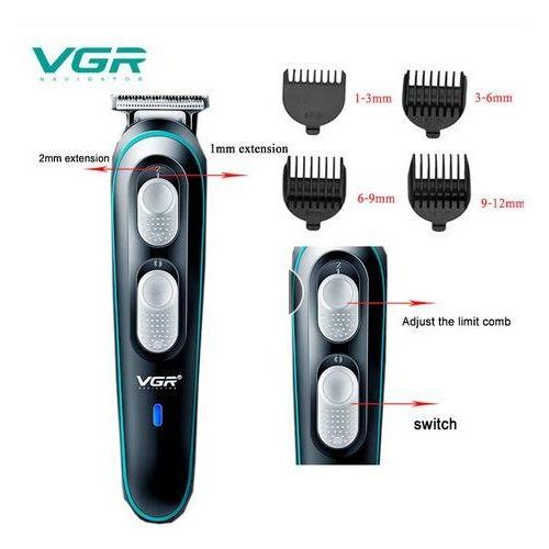 product_image_name-VGR-VGR ماكينة حلاقة فى جى ار الاحترافية - لاسلكية لحلاقه الشعروالذقن قابلة لاعادة الشحن V-055-3