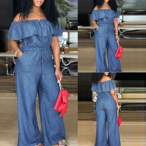 Denim look playsuit online