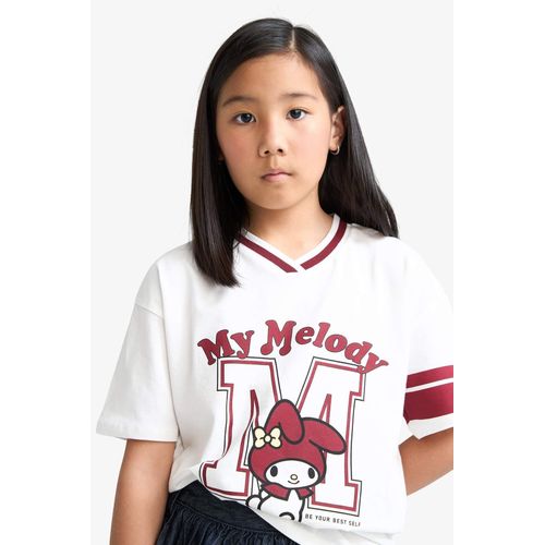 product_image_name-Defacto-تيشيرت بناتي نص كم اوفر سايز بياقة V من هيلو كيتي-4