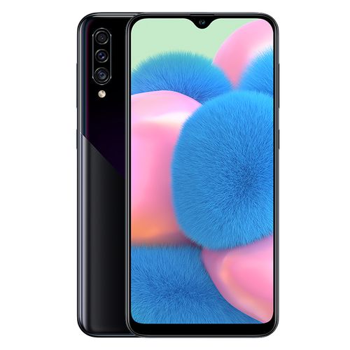 Samsung Galaxy A30s موبايل ثنائي الشريحة 128 جيجا/4 جيجا 6.4 بوصة - 4G - أسود