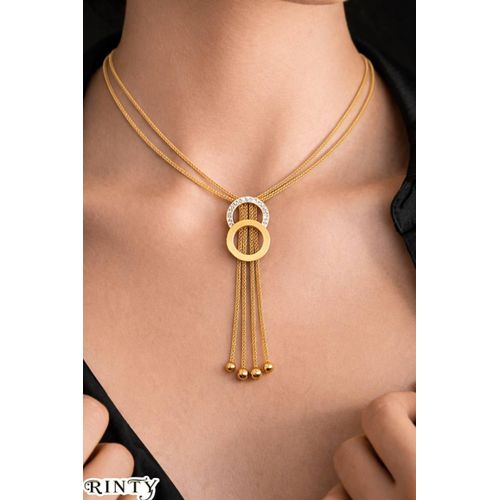 product_image_name-Generic-سلسلة حريمي ستيل تركي بتصميم متعدد السلاسل مع حلقتين متداخلتين وتفاصيل متدلية تمنحك إطلالة أنيقة وجذابة-1