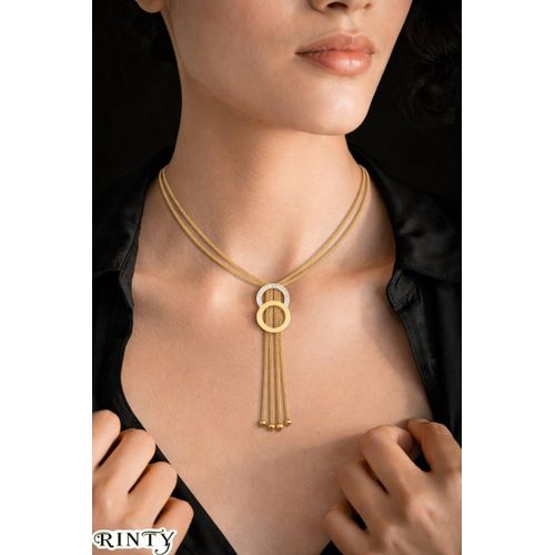 product_image_name-Generic-سلسلة حريمي ستيل تركي بتصميم متعدد السلاسل مع حلقتين متداخلتين وتفاصيل متدلية تمنحك إطلالة أنيقة وجذابة-6