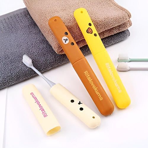 product_image_name-Generic-حاوية فرشاة الأسنان - حافظة مدمجة وصديقة للبيئة للسفر، والأنشطة الخارجية، ورحلات العمل، مثالية للأسرة والمدرسة، تحافظ على فرشاة الأسنان آمنة ونظيفة (4 قطع من اللون المعروض)-2