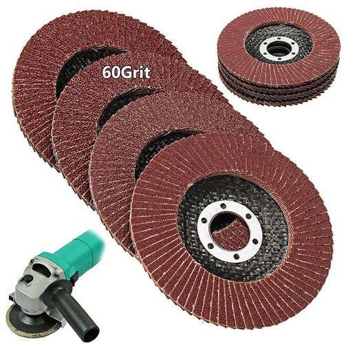 Angle grinder sanding disc top