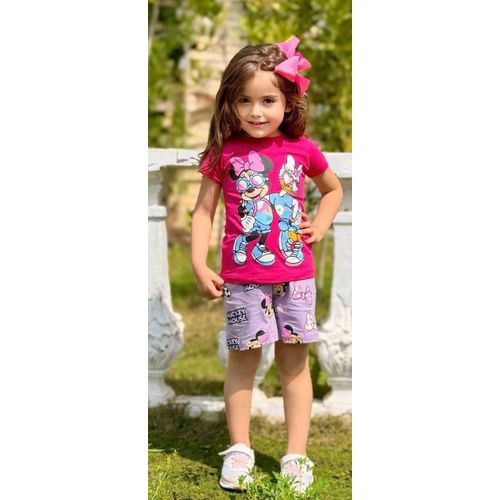 product_image_name-Generic-تي شيرت وبنطلون قصير للفتيات-1