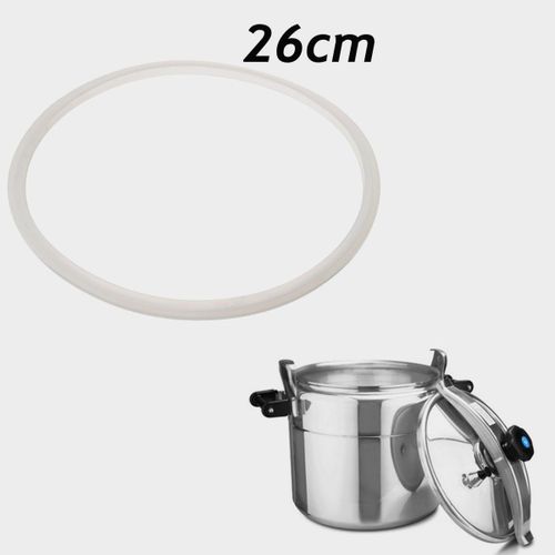 Generic White Silicon Rubber Pressure Cooker Part Gasket Sealing Ring 26cm Inside Dia