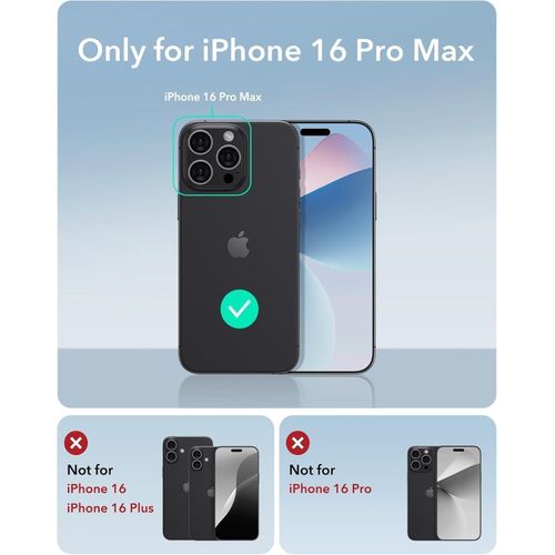 product_image_name-Generic-جراب شفاف مغناطيسي رفيع ممتص للصدمات خفيف الوزن ومتين (متوافق مع ماج سيف) (مغناطيس قوي) (لا يصفر) لموبايل ايفون 16 برو ماكس-7