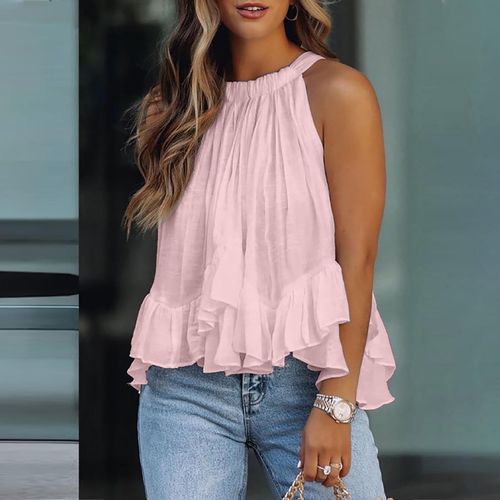 Ruffled Blouses  Frilly & Ruffle Neck Shirts & Tops