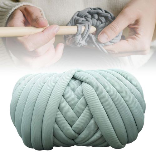 Chunky Yarn Arm Knitting Yarn Braided Knot Washable 500G Soft Jumbo Tubular  Yarn for Pillow Handbag