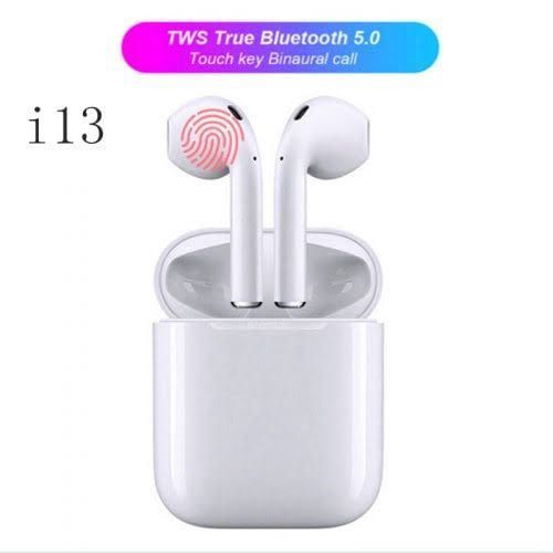  سعر سماعة رأس بلوتوث Generic I13 tws Touch Double Bluetooth Earphone - White من جوميا مصر