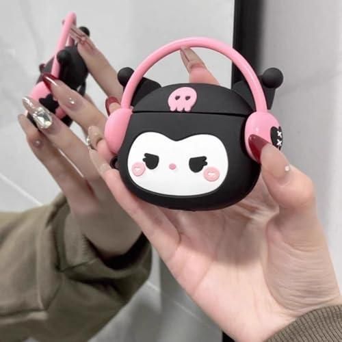 product_image_name-Generic-جراب سيليكون ناعم مقاوم للصدمات متوافق مع AirPods Pro الجيل الثاني/الأول من تين تك، جراب جديد ثلاثي الأبعاد بتصميم كرتوني لطيف ومرح مع سلسلة مفاتيح (النمط 36)-4