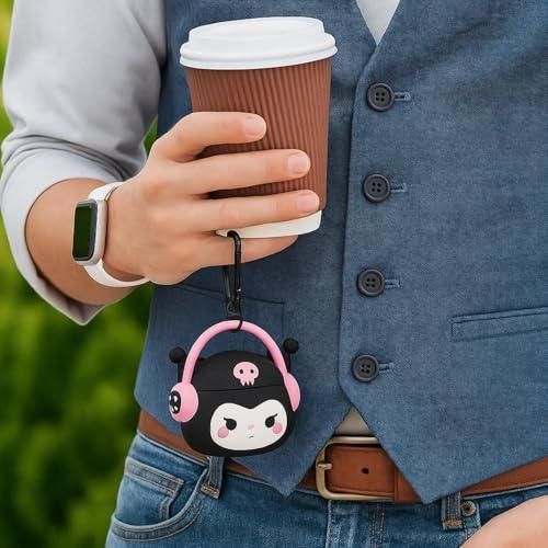 product_image_name-Generic-جراب سيليكون ناعم مقاوم للصدمات متوافق مع AirPods Pro الجيل الثاني/الأول من تين تك، جراب جديد ثلاثي الأبعاد بتصميم كرتوني لطيف ومرح مع سلسلة مفاتيح (النمط 36)-5