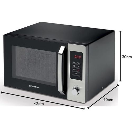 product_image_name-Kenwood-فرن ميكروويف كينوود 30 لتر مع شواية، 1000 واط - أسود/فضي-3