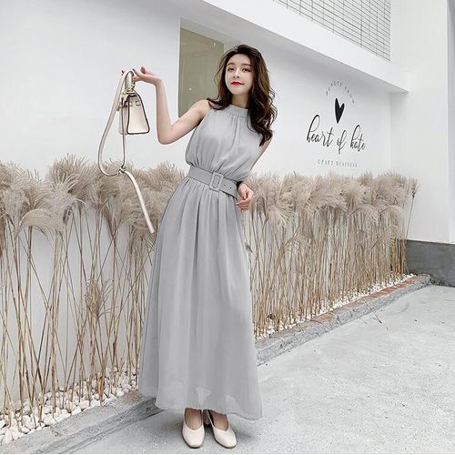 Chiffon online korean dress