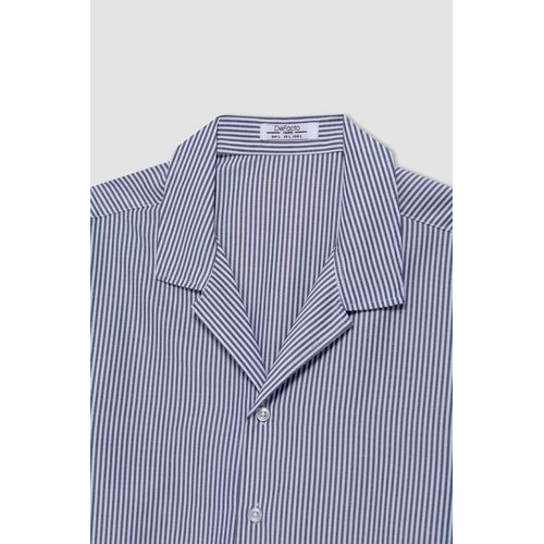 Buy Defacto Regular Fit Striped Short Sleeve Shirt in Egypt