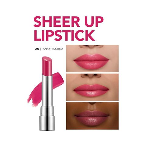 product_image_name-Flormar-Sheer Up Lipstick 008 Fan Of Fuchsia-4