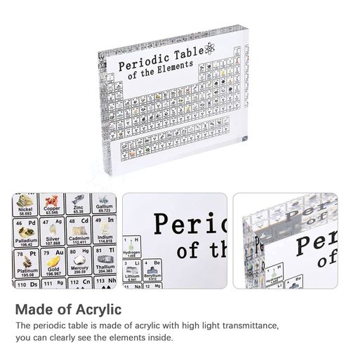 915 Generation Periodic Table with Real Inside Real Periodic Table Tabla  Periodica Con Elementos Reales @ Best Price Online