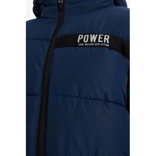 product_image_name-Defacto-Boy Waterproof Hooded Fleece Lined Puffer Jacket-6