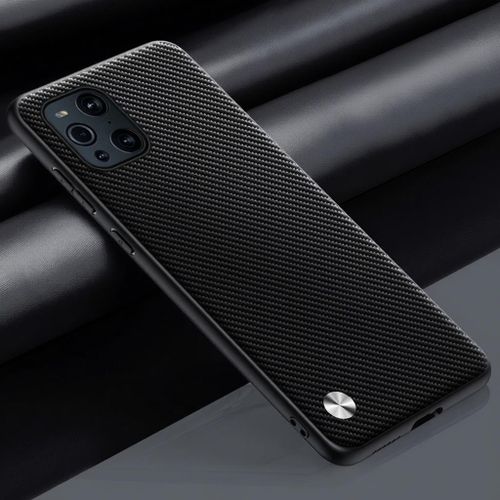 product_image_name-Generic-OPPO Find X3 / OPPO Find X3 Pro Case Cover – Original Kevlar Pattern with Luxury Carbon Fiber Texture & PU Leather Bumper, Scratch-Resistant Durable Protection-1